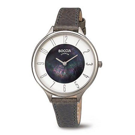 Boccia Titanium Gray Band Watch - 3240-01 - Click Image to Close
